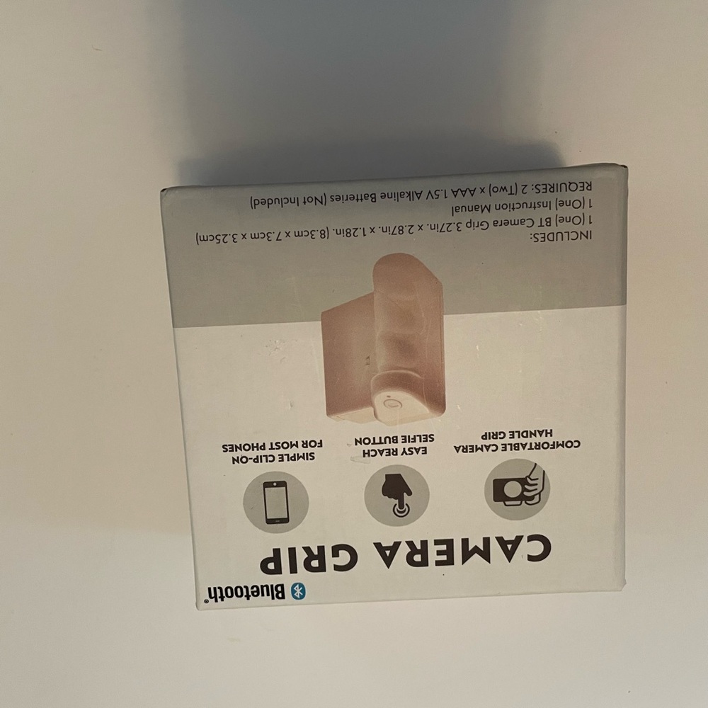 Bluetooth Camera Grip in White